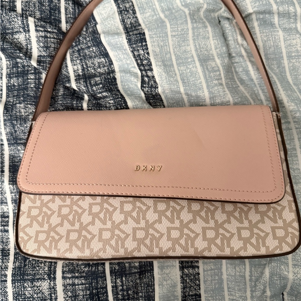 DKNY Pink and Cream Women's Bag